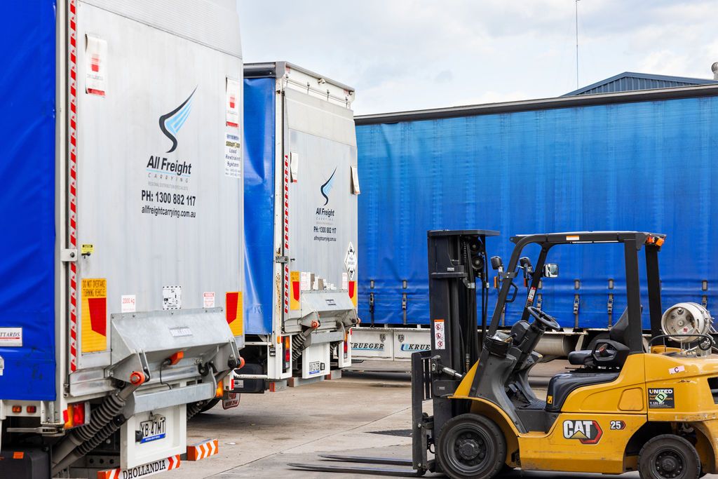All Freight Carrying tailgate trucks at the Yandina depot